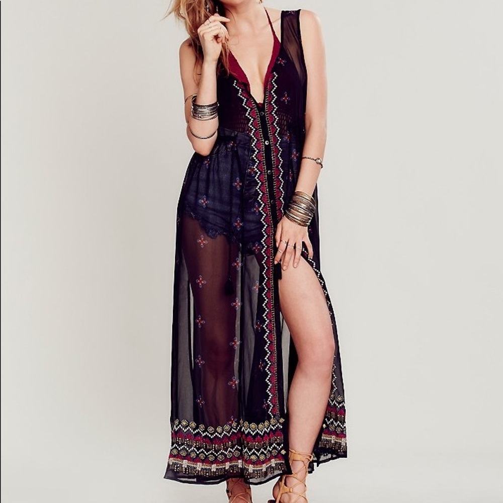 Free People Sheer Maxi